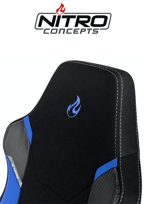 Nitro Concepts X1000 - Black/Blue Gaming chair