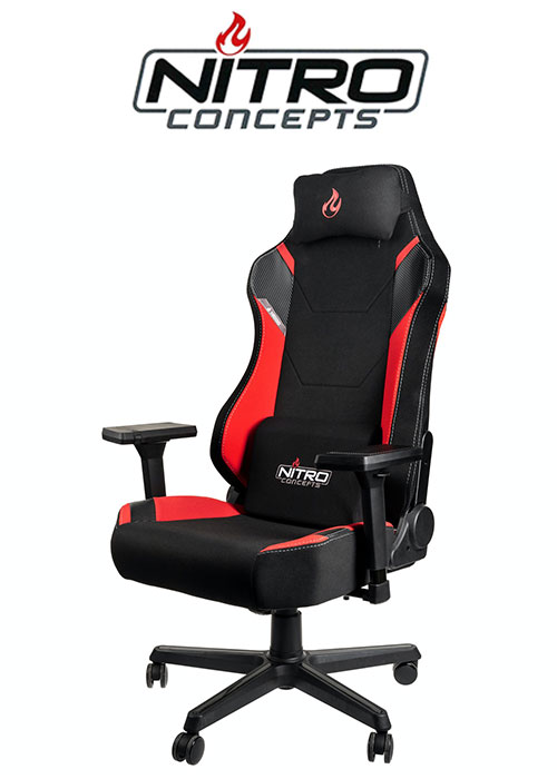Nitro Concepts X1000 - Black/Red Gaming chair