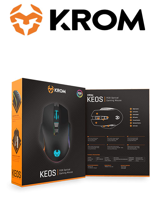 KROM KEOS RGB 6400 DPI