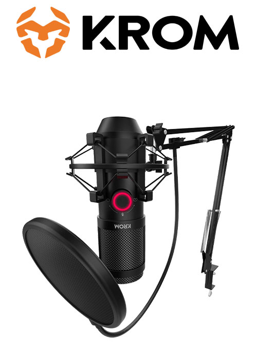 KROM KAPSULE HQ Streaming Microphone Kit