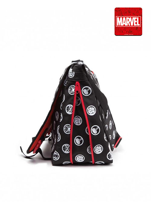 Marvel Comics- All Over Hero Crests Messenger Bag