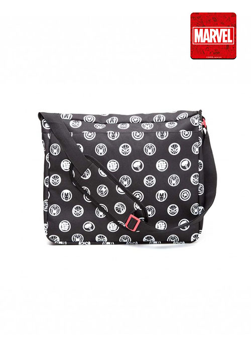 Marvel Comics- All Over Hero Crests Messenger Bag