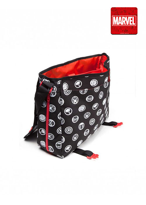 Marvel Comics- All Over Hero Crests Messenger Bag