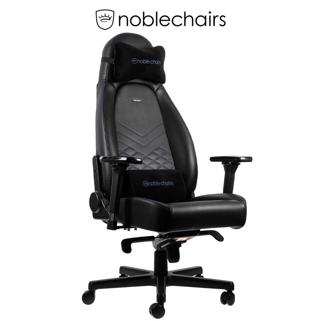 Noblechairs ICON Gaming Chair - Black/Blue