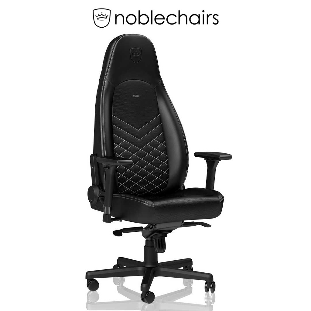 Noblechairs ICON Gaming Chair - Black/Platinum