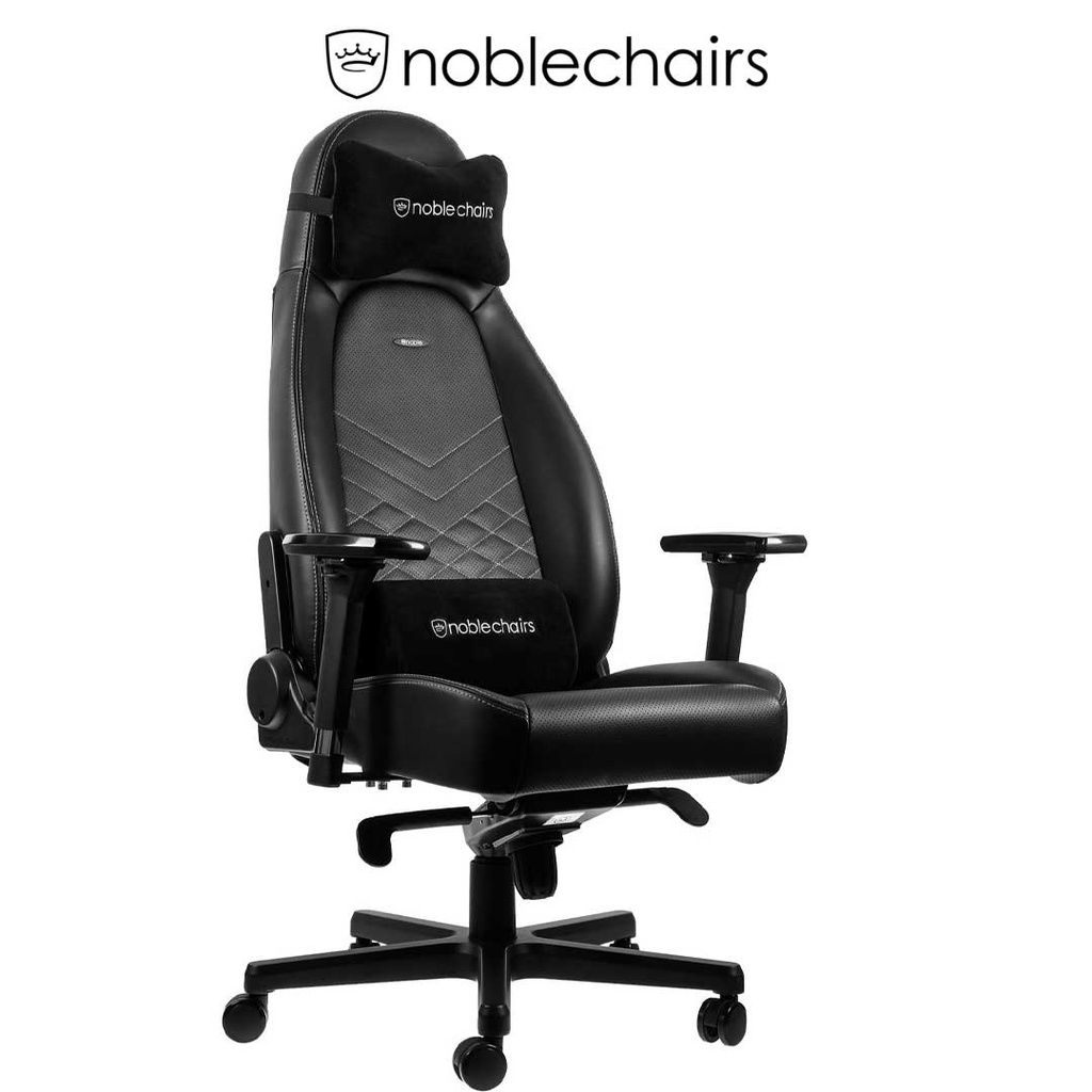 Noblechairs ICON Gaming Chair - Black/Platinum