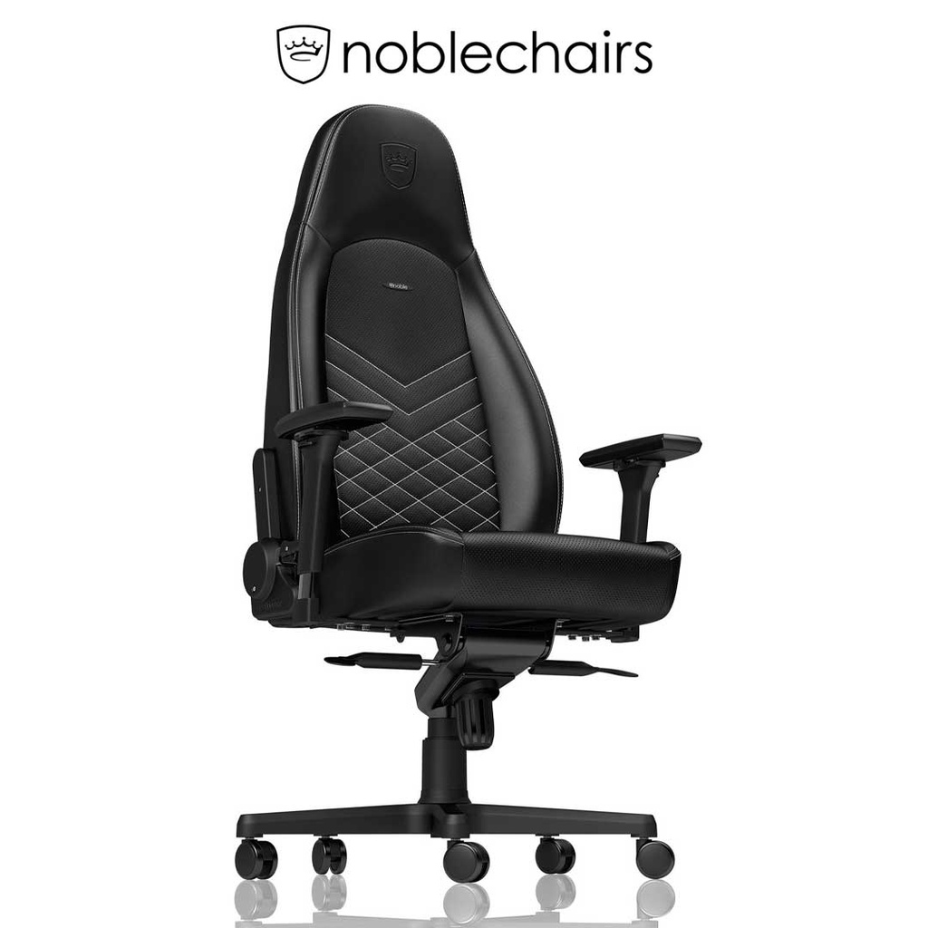 Noblechairs ICON Gaming Chair - Black/Platinum