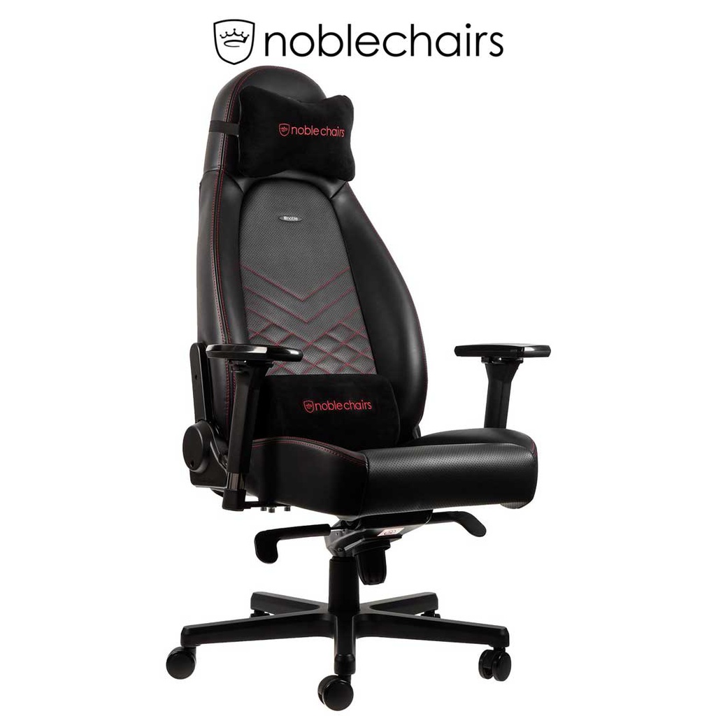 Noblechairs ICON Gaming Chair - Black/Red