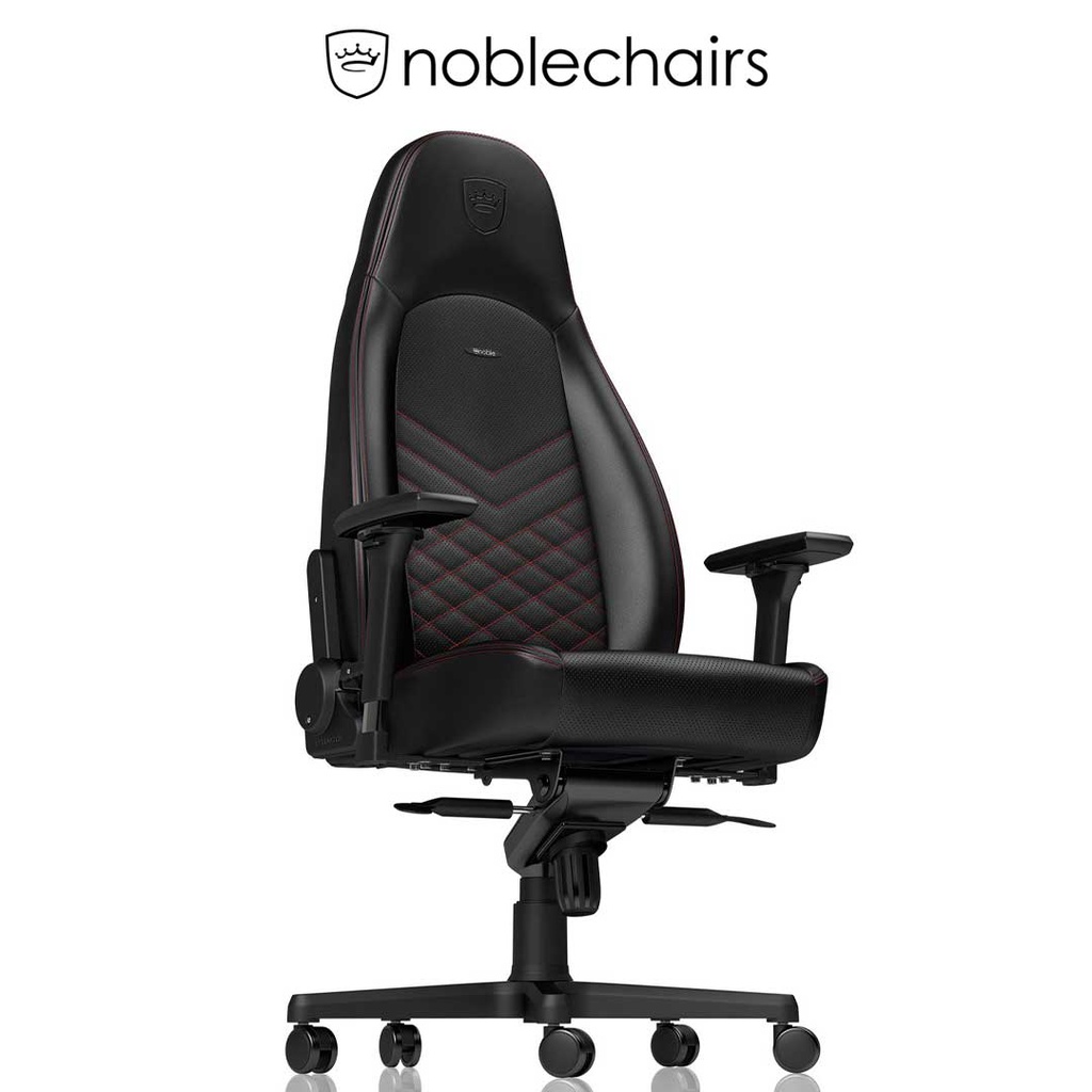 Noblechairs ICON Gaming Chair - Black/Red