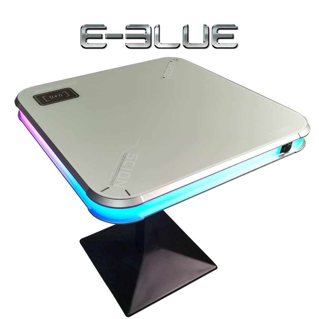 E-Blue EDT001-S Smart RGB Multi-Functional Table (Square) - White