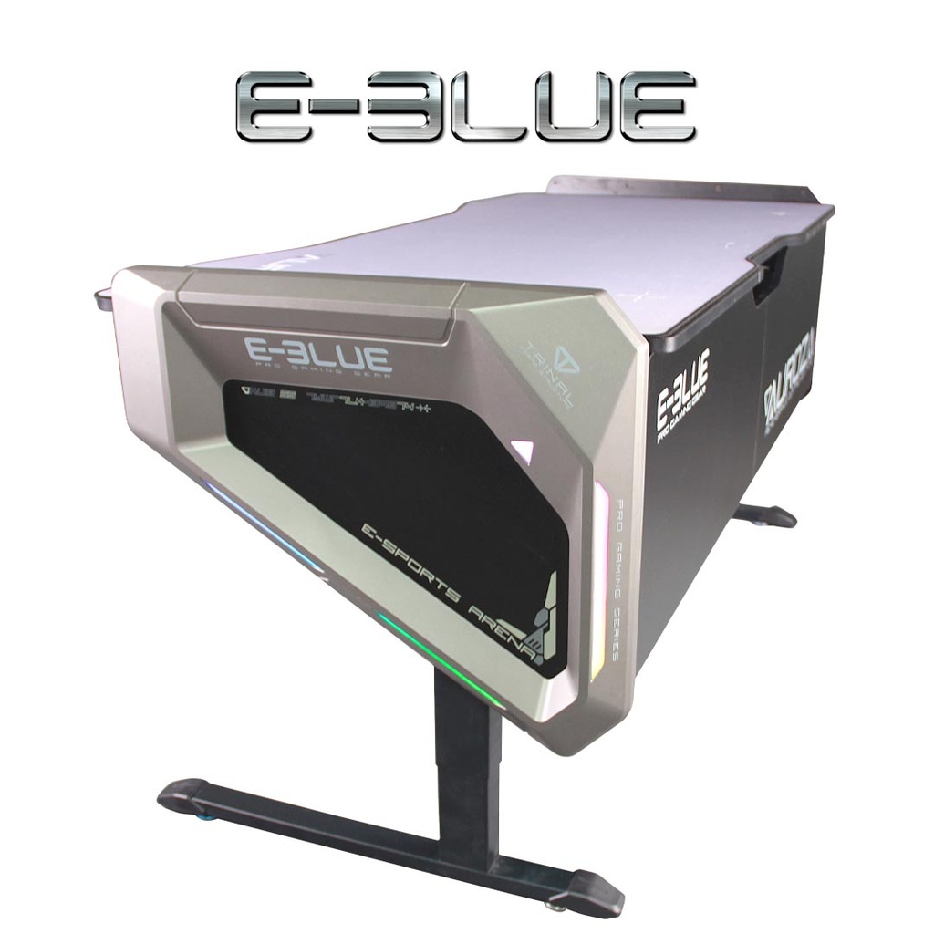 E-Blue EGT568-S Smart RGB Supervisor Table - Grey
