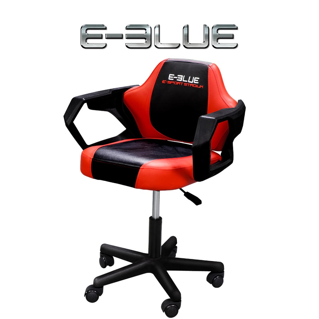 E-Blue EEC342 Cobra Bar Gaming Chair - Black/Red
