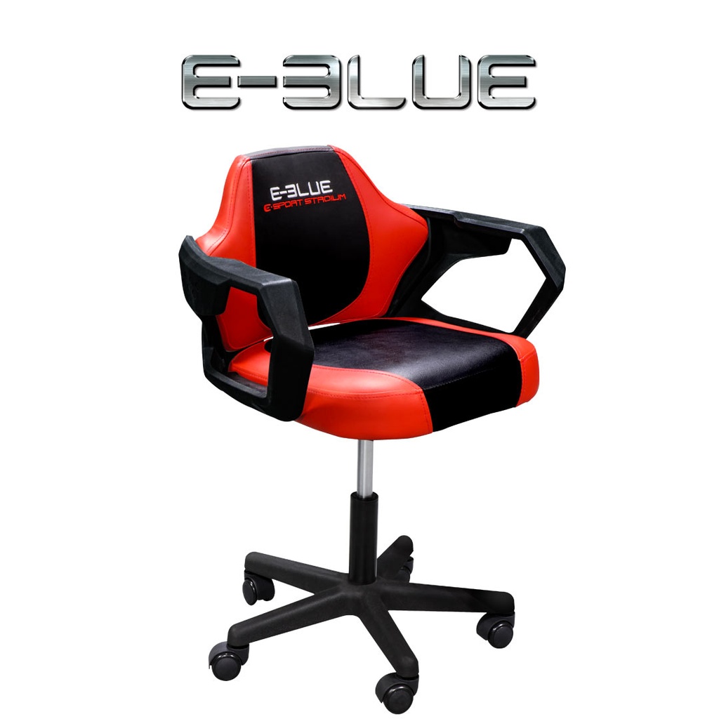 E-Blue EEC342 Cobra Bar Gaming Chair - Black/Red