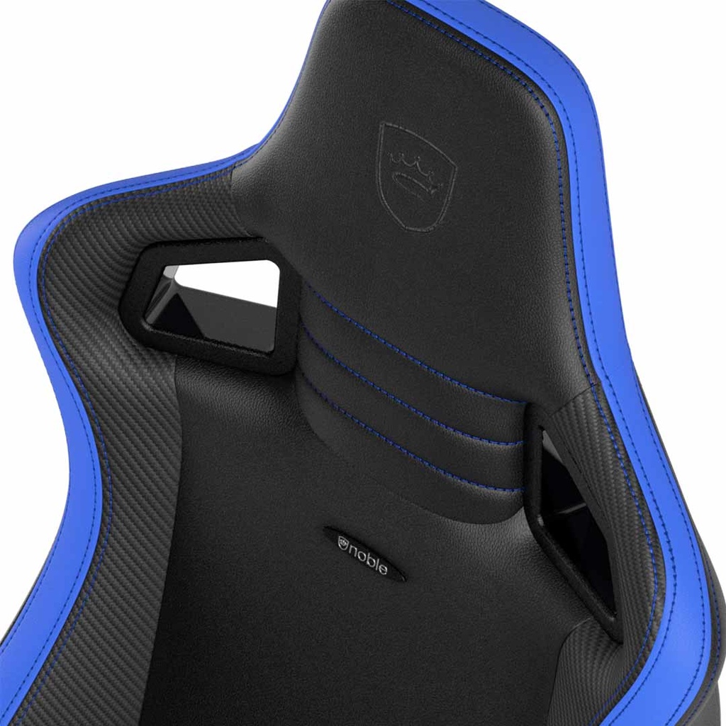 Noblechairs EPIC Compact Gaming Chair-Black/Carbon/Blue