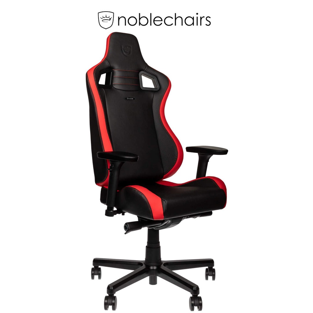 Noblechairs EPIC Compact Gaming Chair-Black/Carbon/Red
