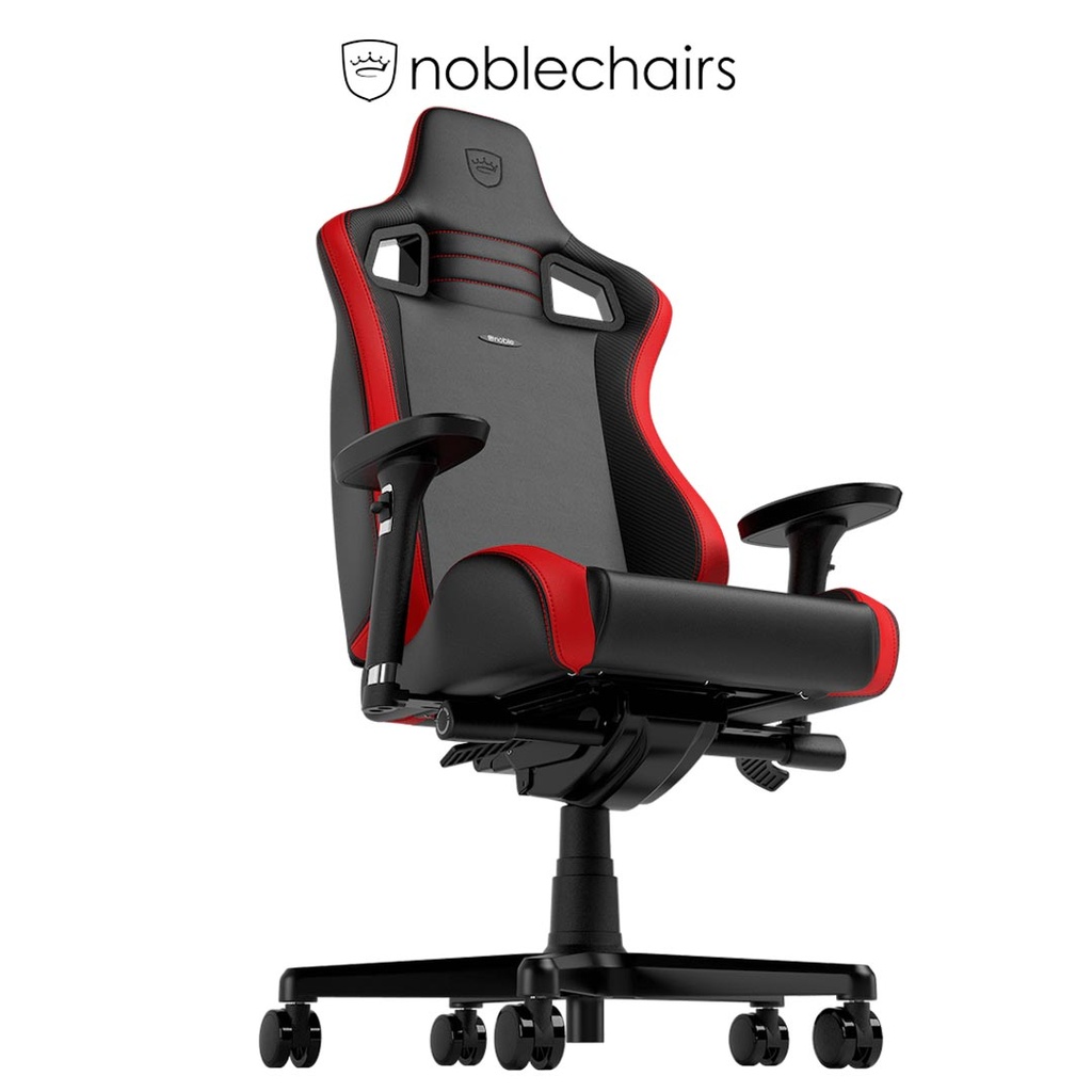 Noblechairs EPIC Compact Gaming Chair-Black/Carbon/Red
