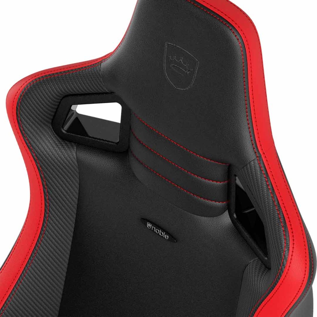 Noblechairs EPIC Compact Gaming Chair-Black/Carbon/Red