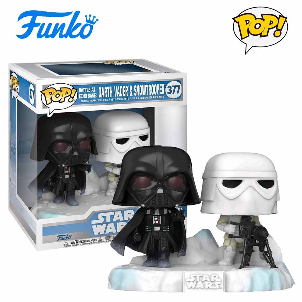 Funko Pop! Deluxe: Star Wars Battle at Echo Base Series Darth Vader &amp; SnowTrooper