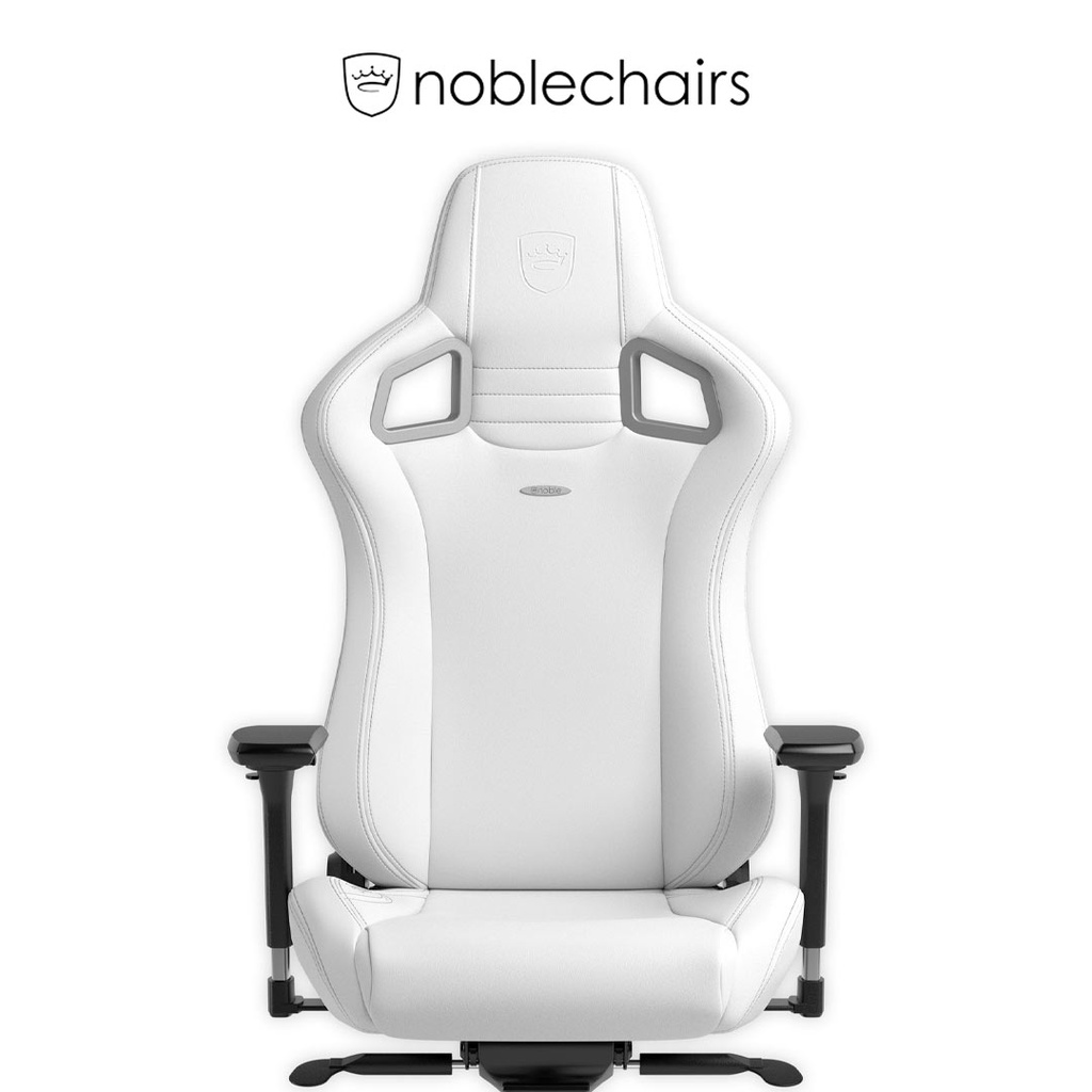 Noblechairs EPIC Gaming Chair - White Edition - Short Gas Lift