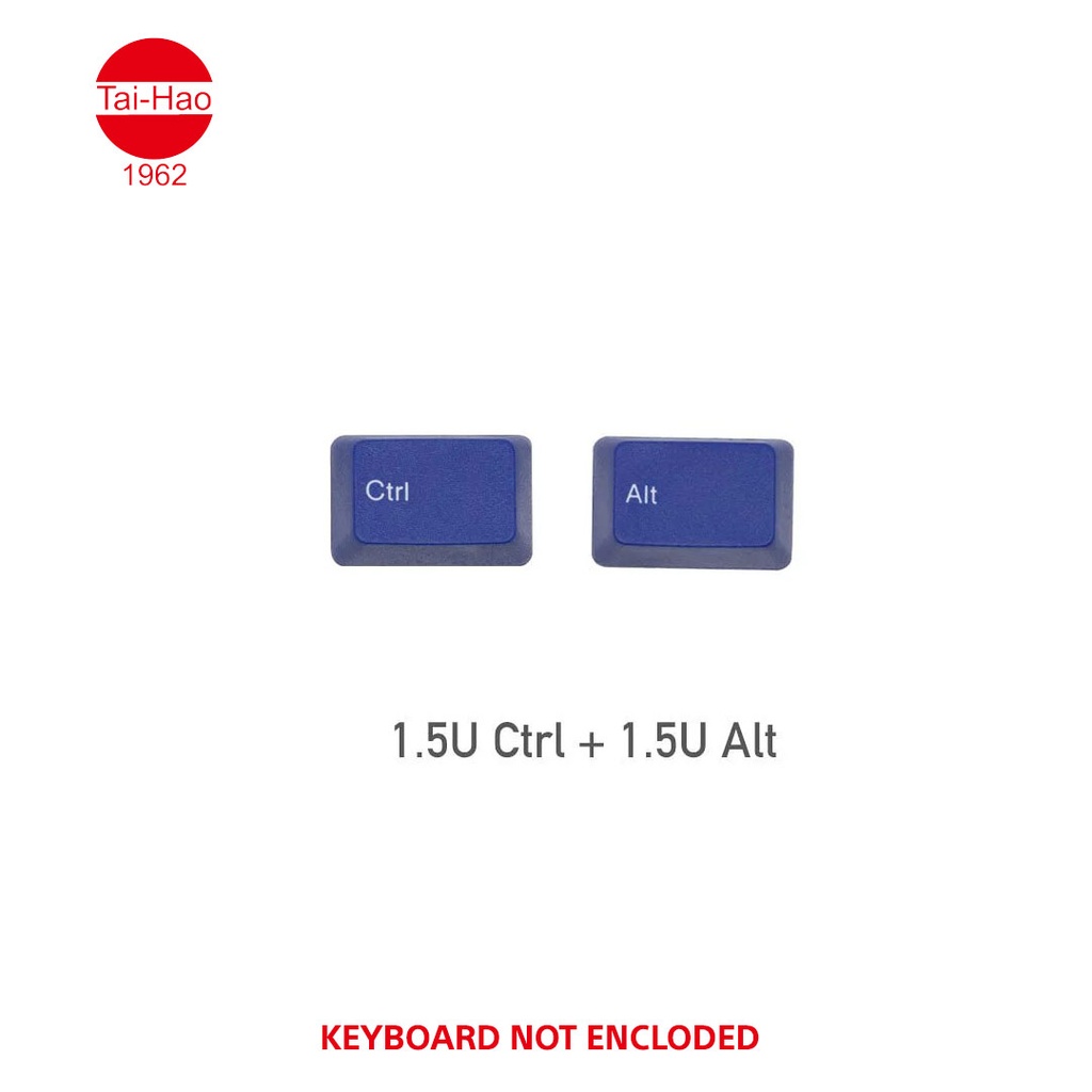 Tai-Hao 117-Keys ABS Double Shot -Keycap Set - Blue