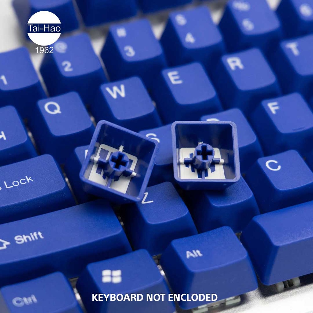Tai-Hao 117-Keys ABS Double Shot -Keycap Set - Blue