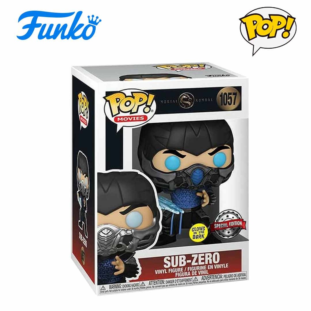 Funko Pop! Mortal Kombat: Sub-Zero 1057 Glow In The Dark Special Edition Figure