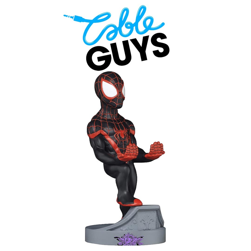 Cable Guys Controller Holder - Spiderman Miles Morales Figure