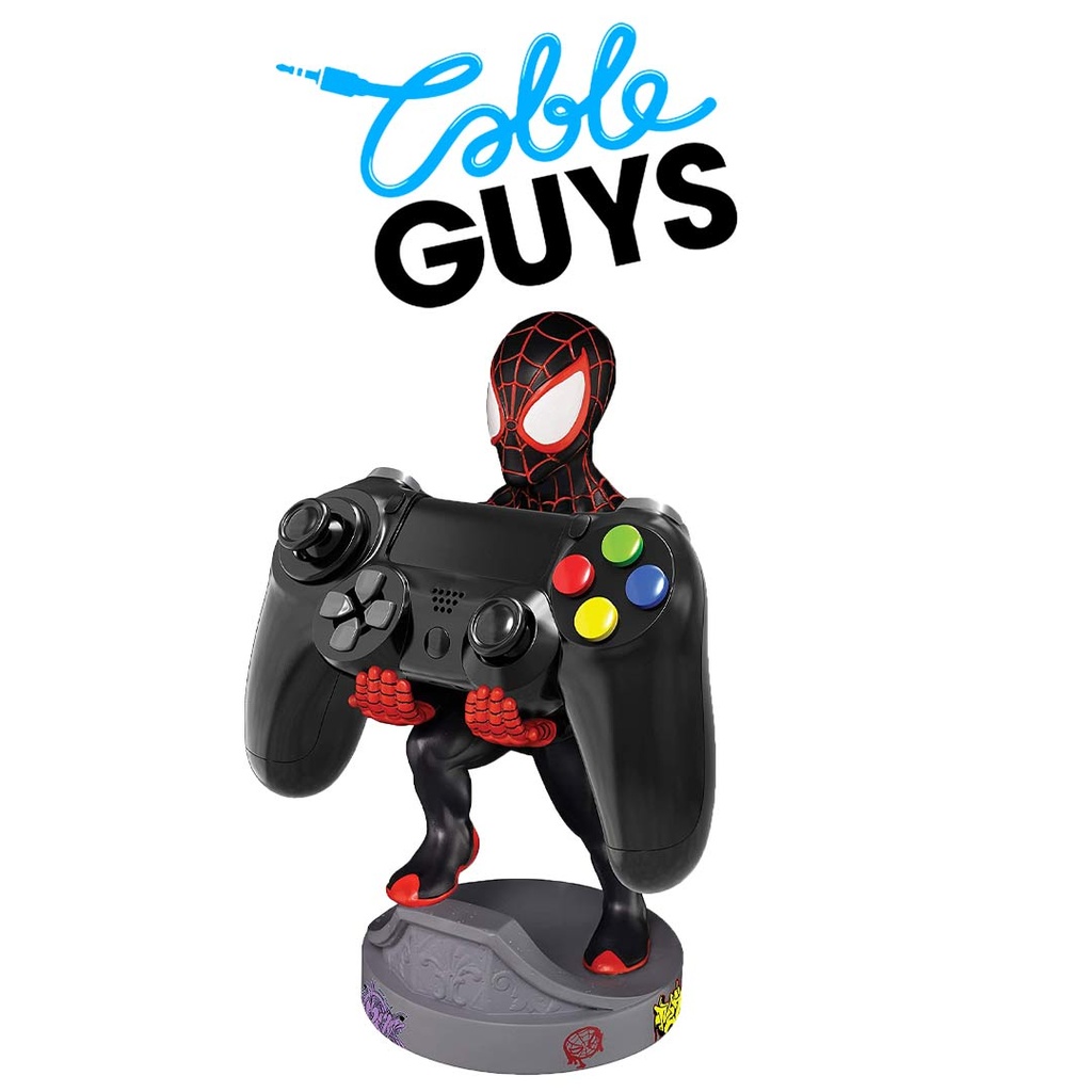 Cable Guys Controller Holder - Spiderman Miles Morales Figure