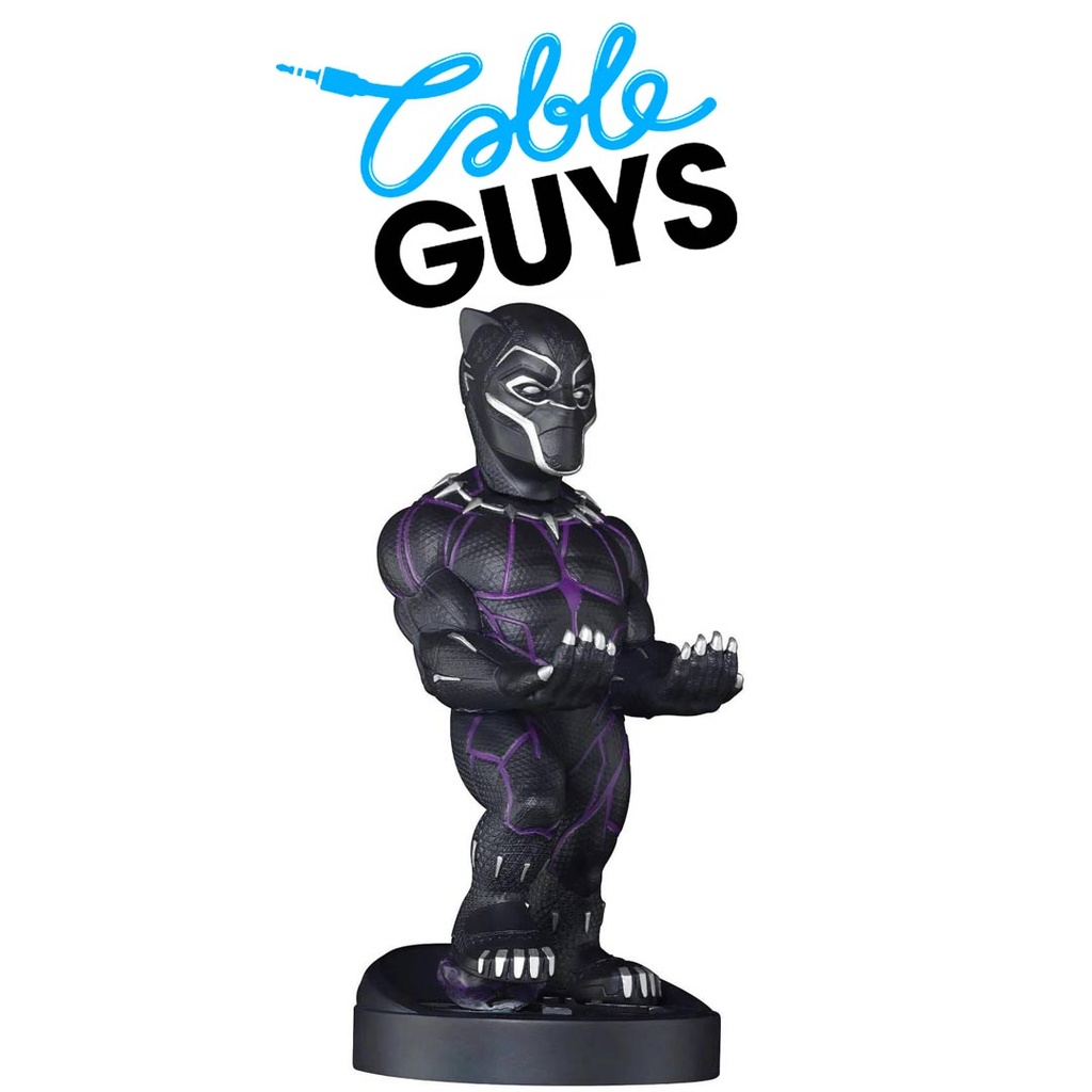 Cable Guys Device Holder - Black Panther Figure