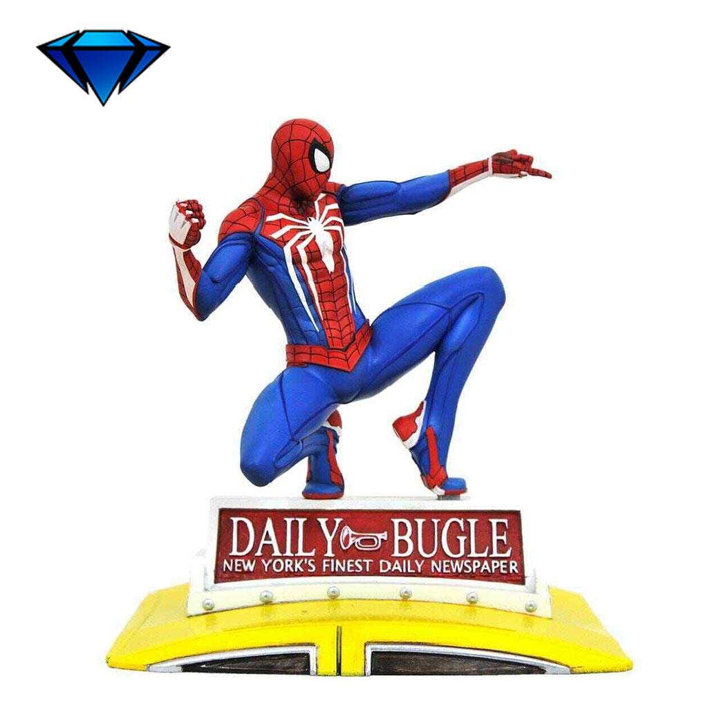 Diamond Select - Marvel Gallery PS4 Spider-Man On Taxi Statue