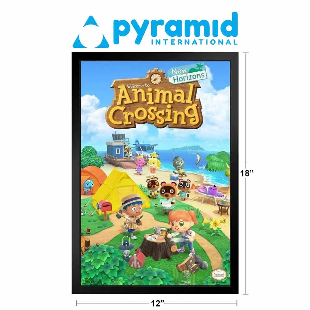 Pyramid - Animal Crossing (New Horizons) - Framed