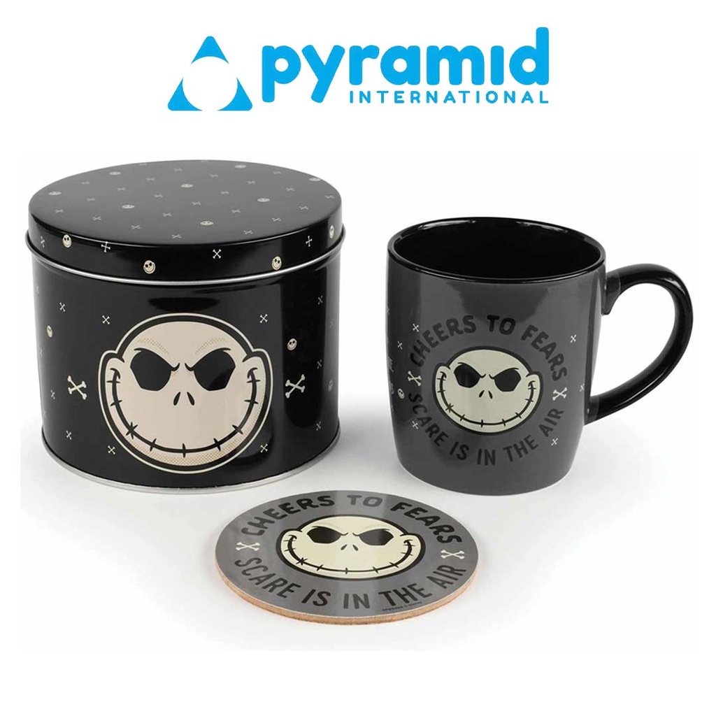 Pyramid - The Nightmare Before Christmas Cheers And Fears-Mug Coster & Tin Box Gift Set of 3