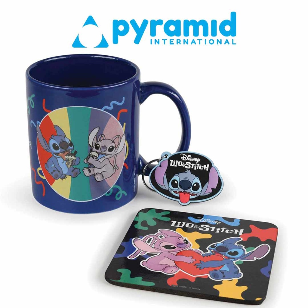 Pyramid - Lilo & Stitch You'Re My Fave Mug Coaster & Keychain Gift Set of 3