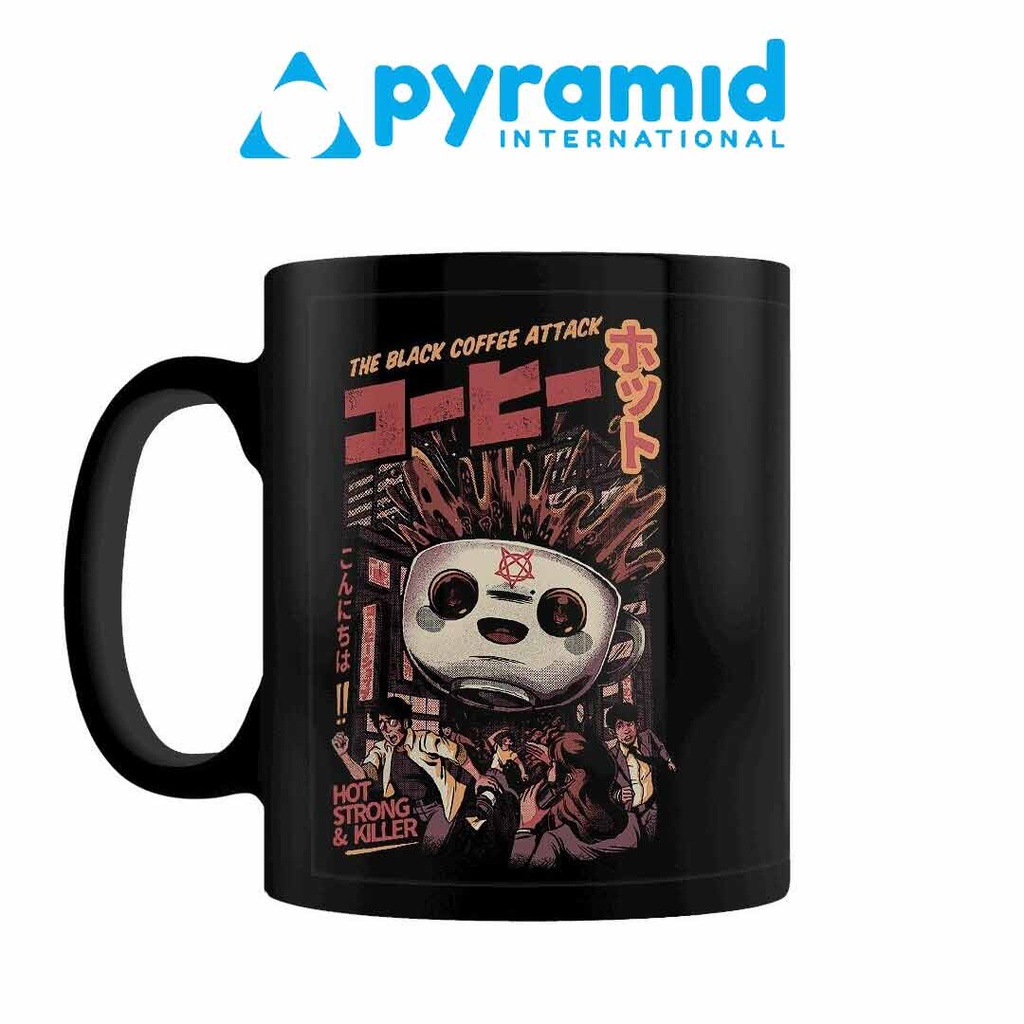 Pyramid - ILUSTRATA (BLACK COFFEE KAIJU) BLACK POD MUG