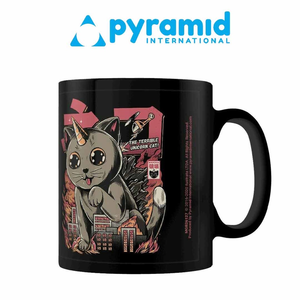 Pyramid - ILUSTRATA (CATZILLA) BLACK POD MUG