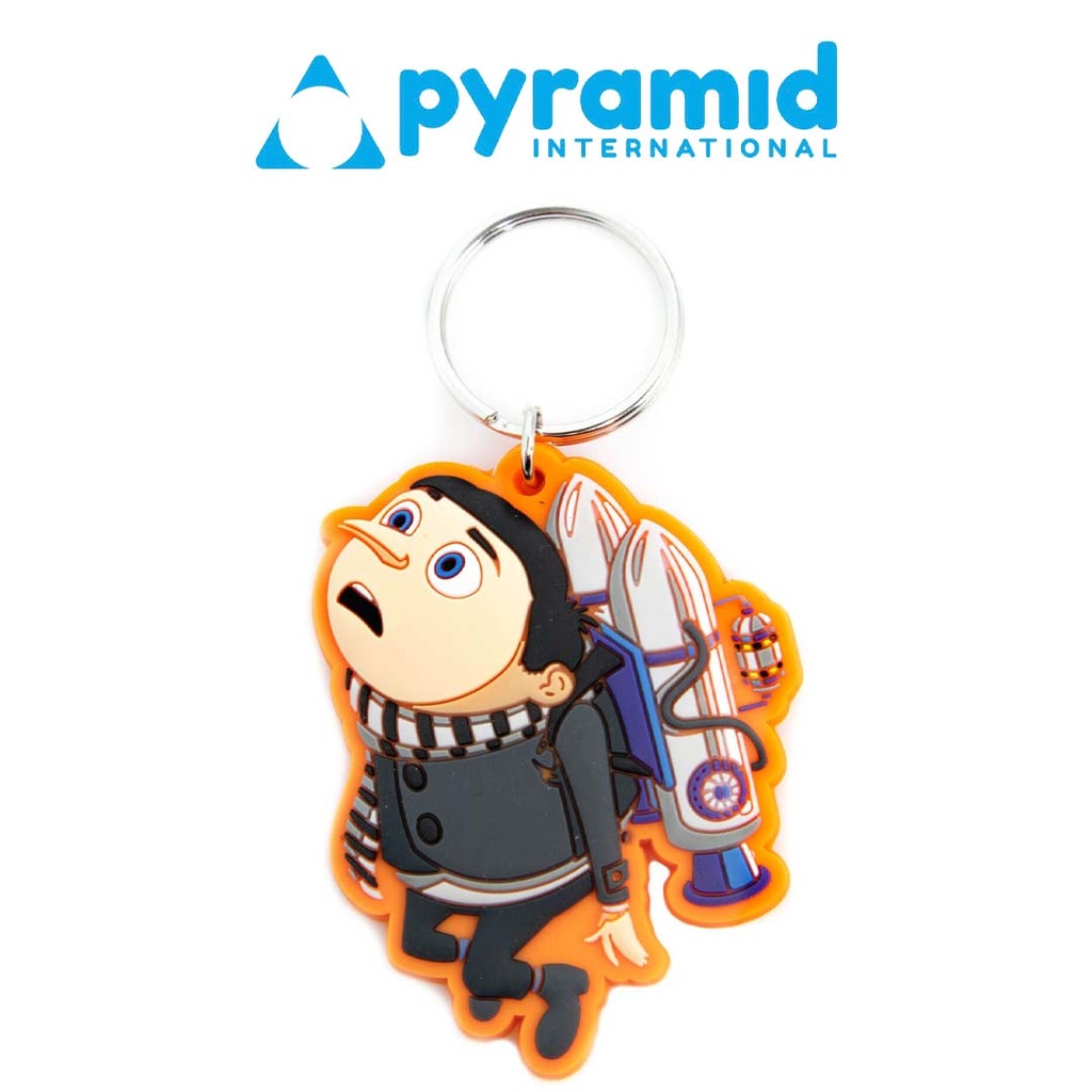 Pyramid - MINIONS: THE RISE OF GRU (GRU JETPACK) RUBBER KEYCHAIN