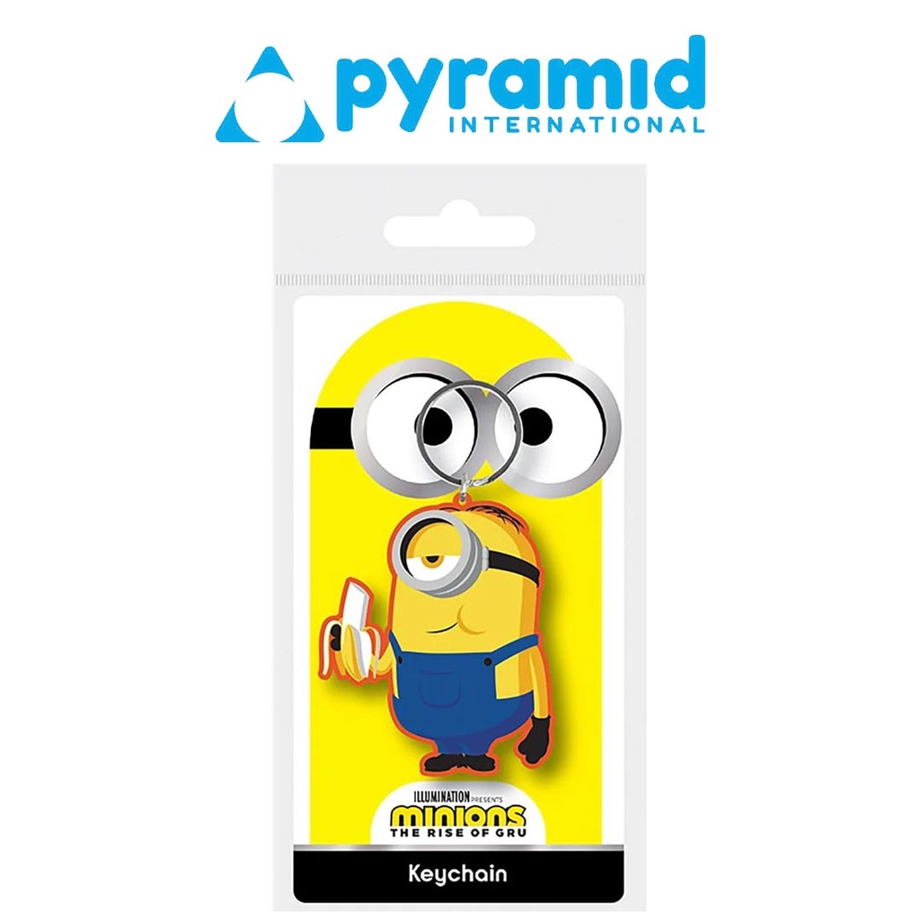 Pyramid - MINIONS: THE RISE OF GRU (STUART BANANA) RUBBER KEYCHAIN