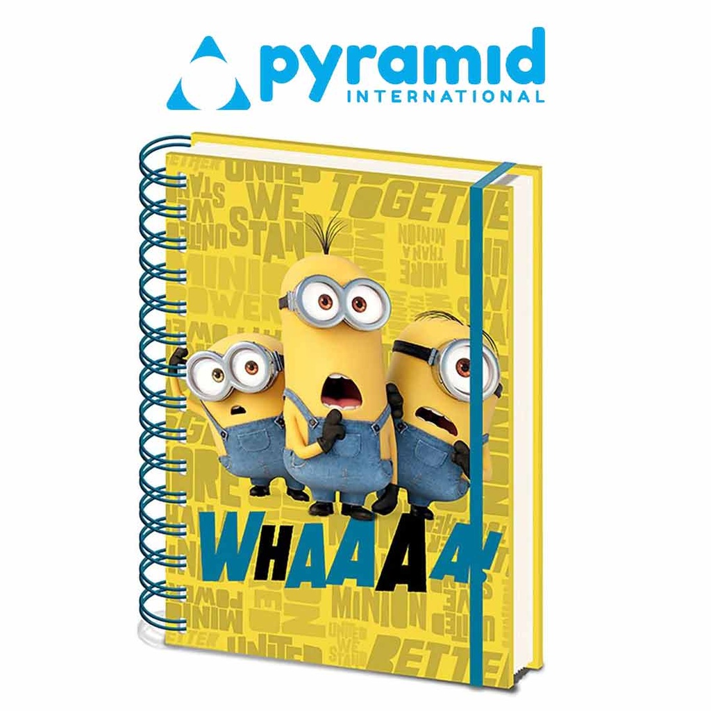 Pyramid - Minions: The Rise of Gru (WHAAAA) A5 Wiro Notebook