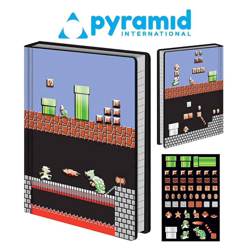 Pyramid - SUPER MARIO BROS (LEVEL BUILDER) MAGNETIC NOTEBOOK