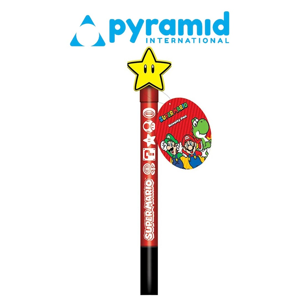 Pyramid - SUPER MARIO (4 COLOUR) SPINNING TOPPER PEN
