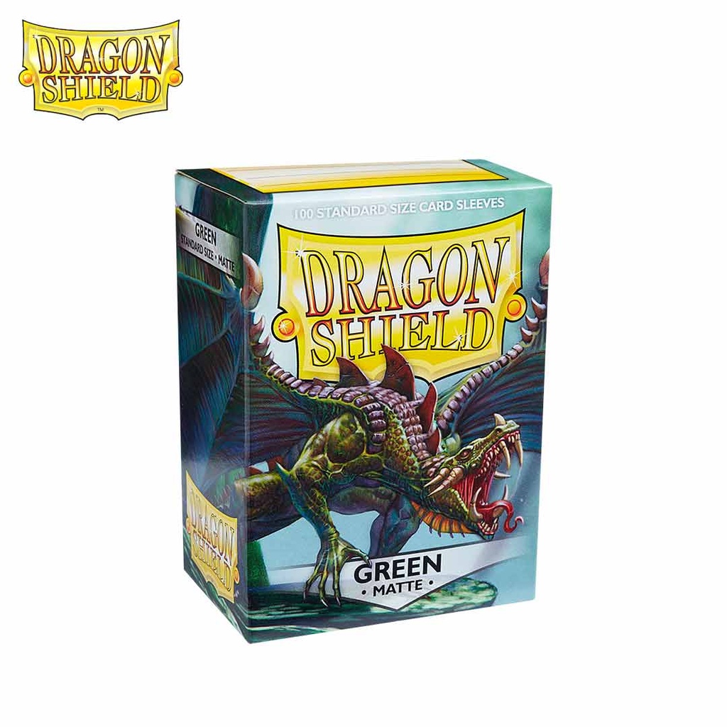 Dragon Shield Green (100 ct) - Matte - Standard