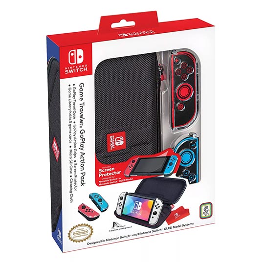 RDS Industries -  Nintendo Switch Game Traveler GoPlay Action Pack