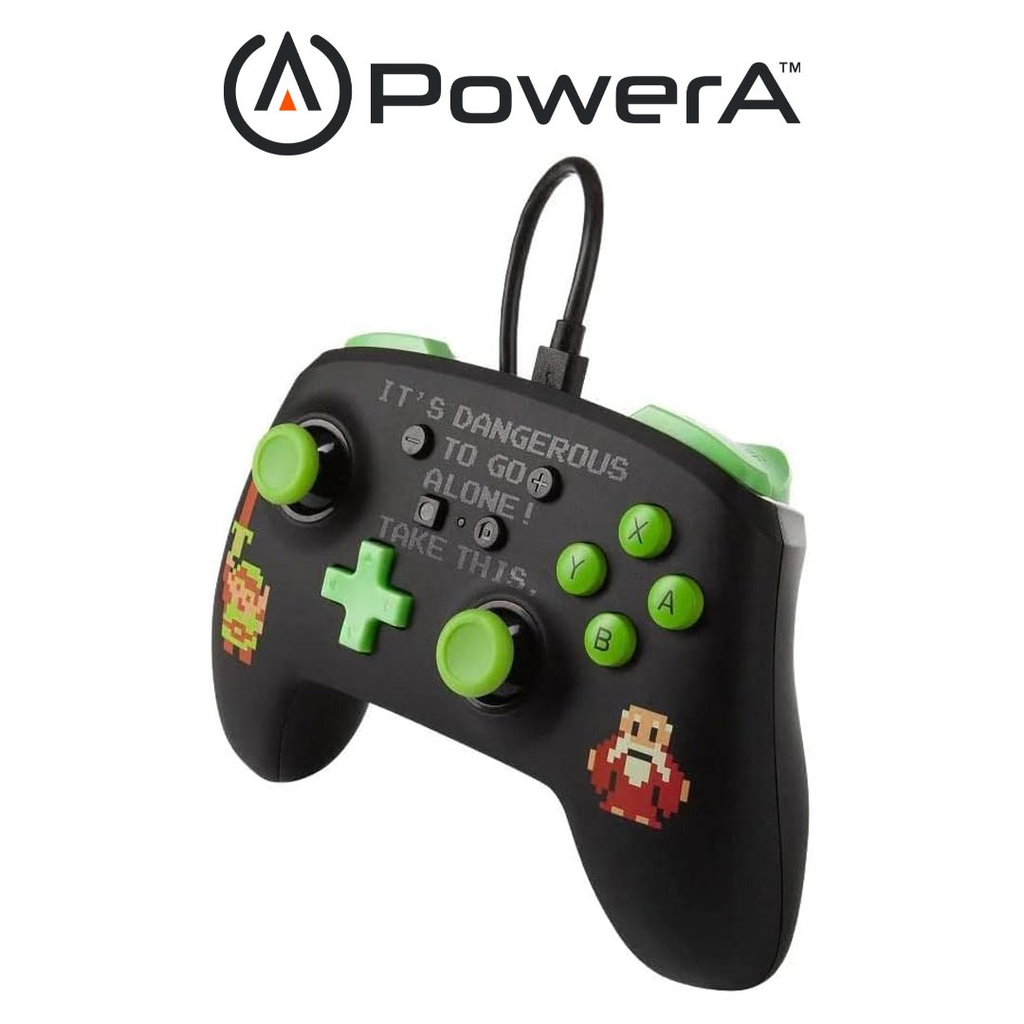 PowerA Nintendo Switch Enhanced Wired Controller - The Legend of Zelda (Retro)