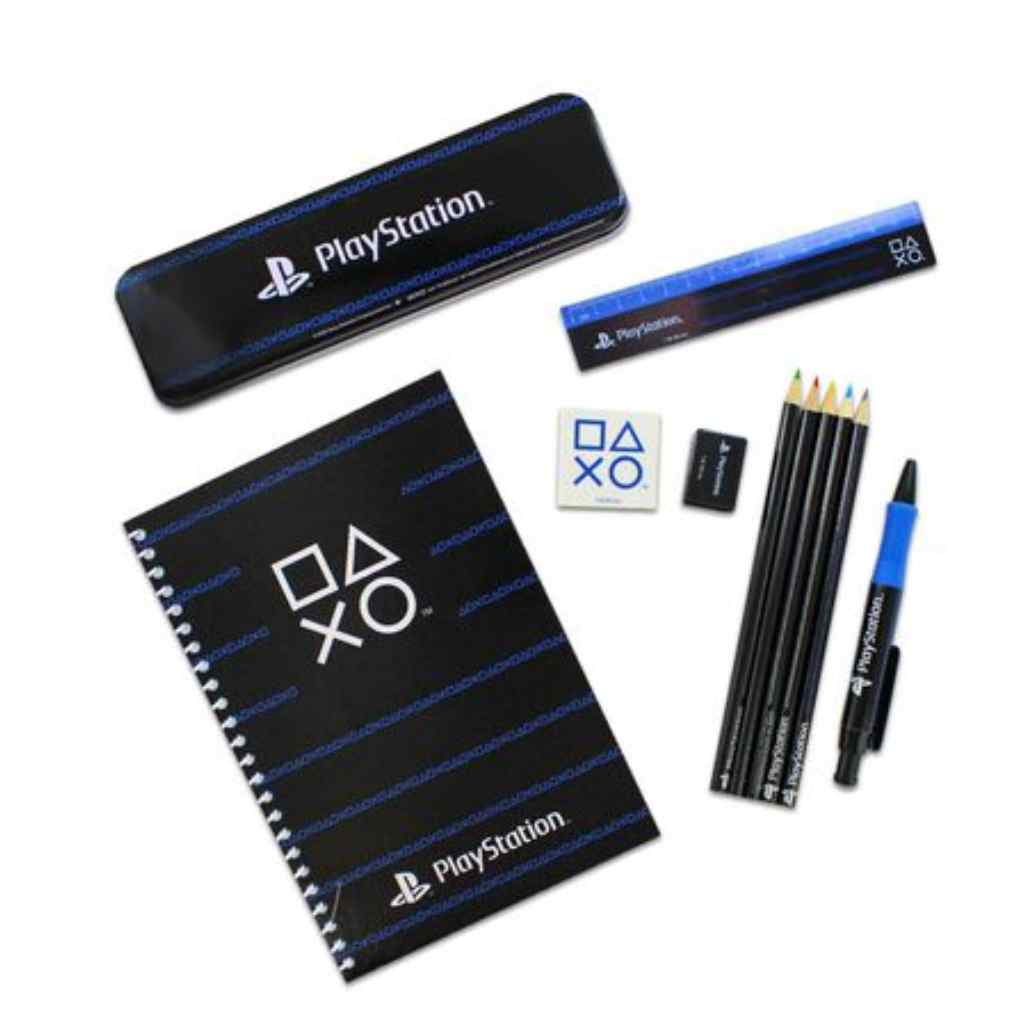 Pyramid - PlayStation Bumper Stationery Set (Pinstripe Dark)