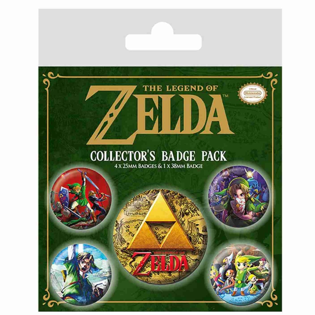 Pyramid - The Legend Of Zelda (Classics) Badge Pack