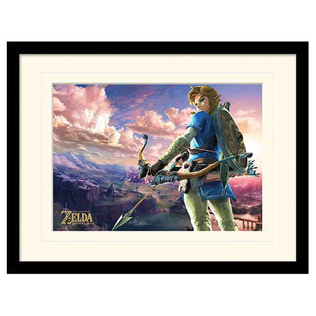 Pyramid - ZELDA BREATH OF THE WILD (HYRULE SCENE LANDSCAPE) 30 x 40cm