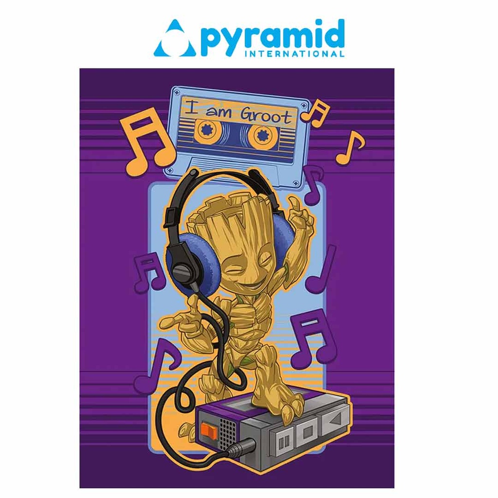 Pyramid - Guardians Of The Galaxy (Groot Cassette) 30X40