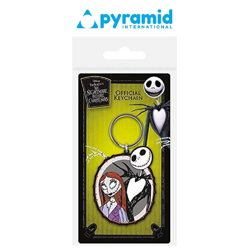 Pyramid - Nightmare Before Christmas (Jack & Sally) Pvc Keychain