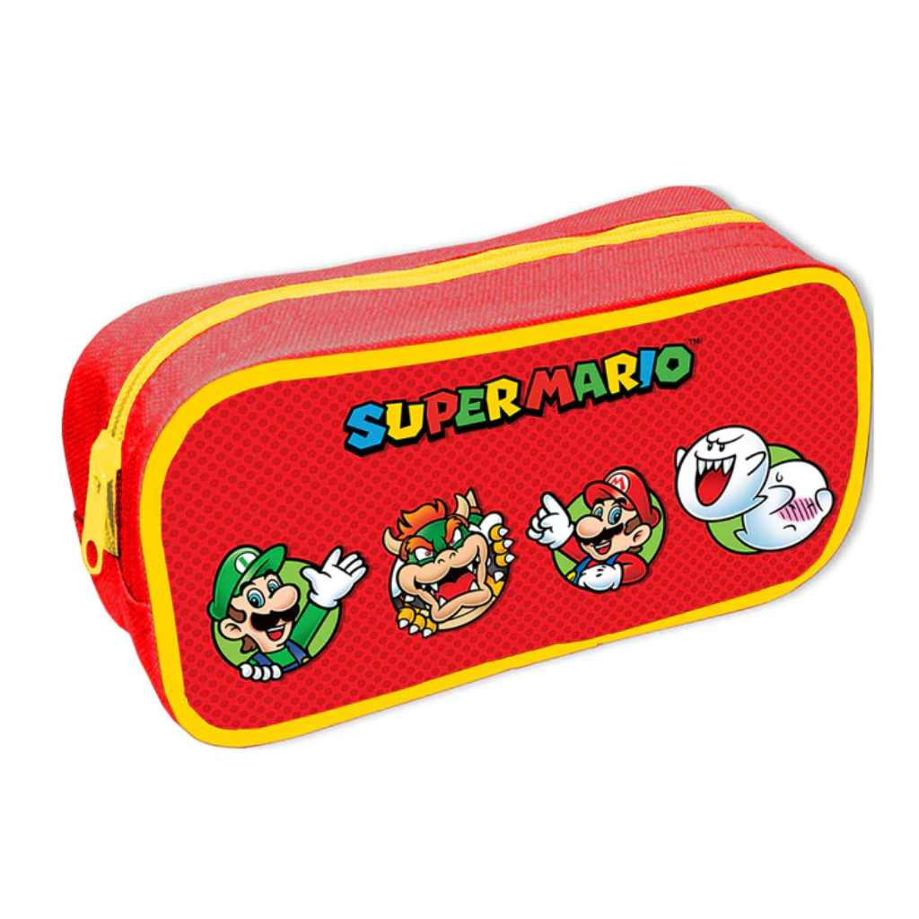 Pyramid - Super Mario (Character Circles) Rectangle Pencil Case