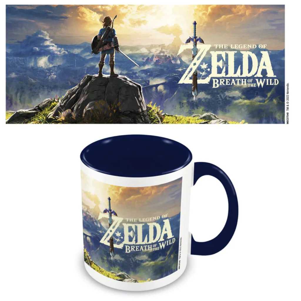 Pyramid - THE LEGEND OF ZELDA: BOTW (SUNSET) DARK Dark Blue Colored Inner Mug